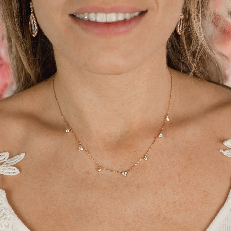 Collier or rose Jasmine