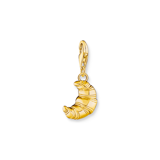 BRELOQUE CHARM CROISSANT PLAQUÉE OR