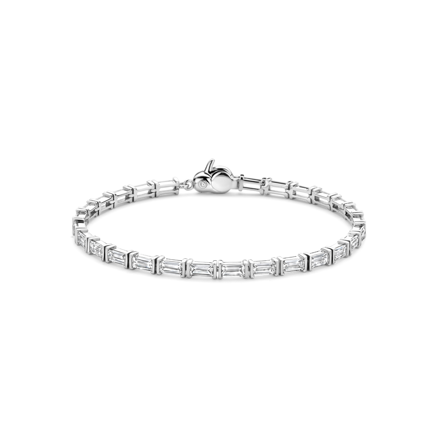 Bracelet Tennis Ti Sento — Bracelet Tennis à taille baguette