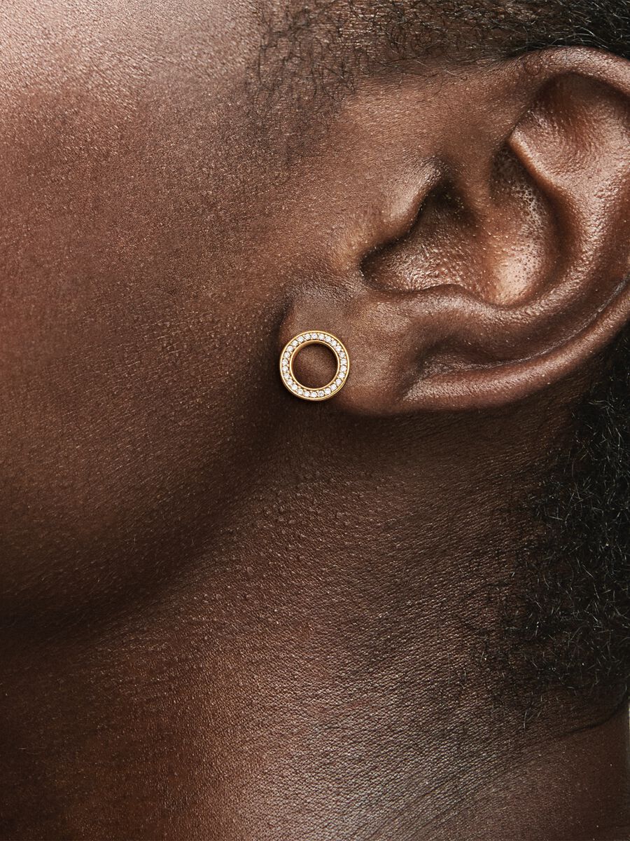 Clous d’oreille Cercle scintillant
