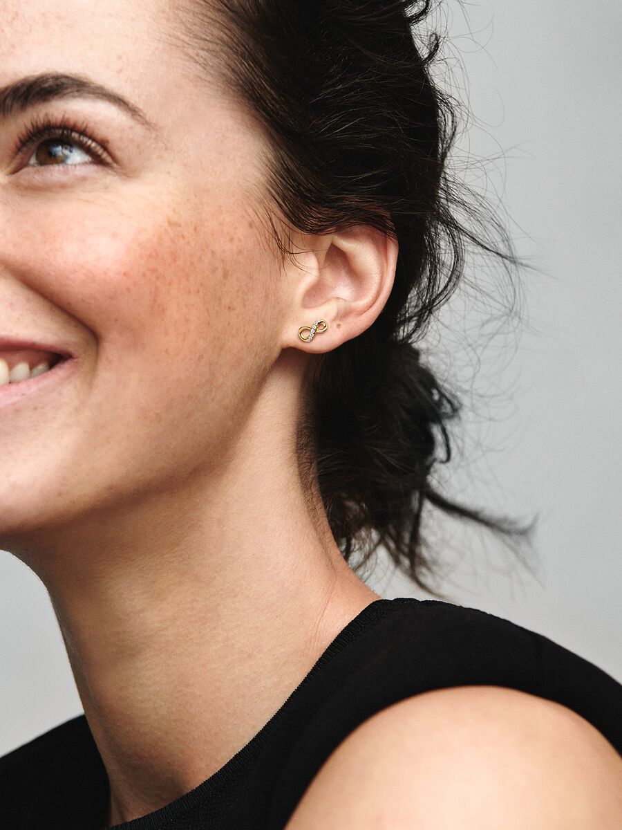 Clous d’oreille scintillants Infini