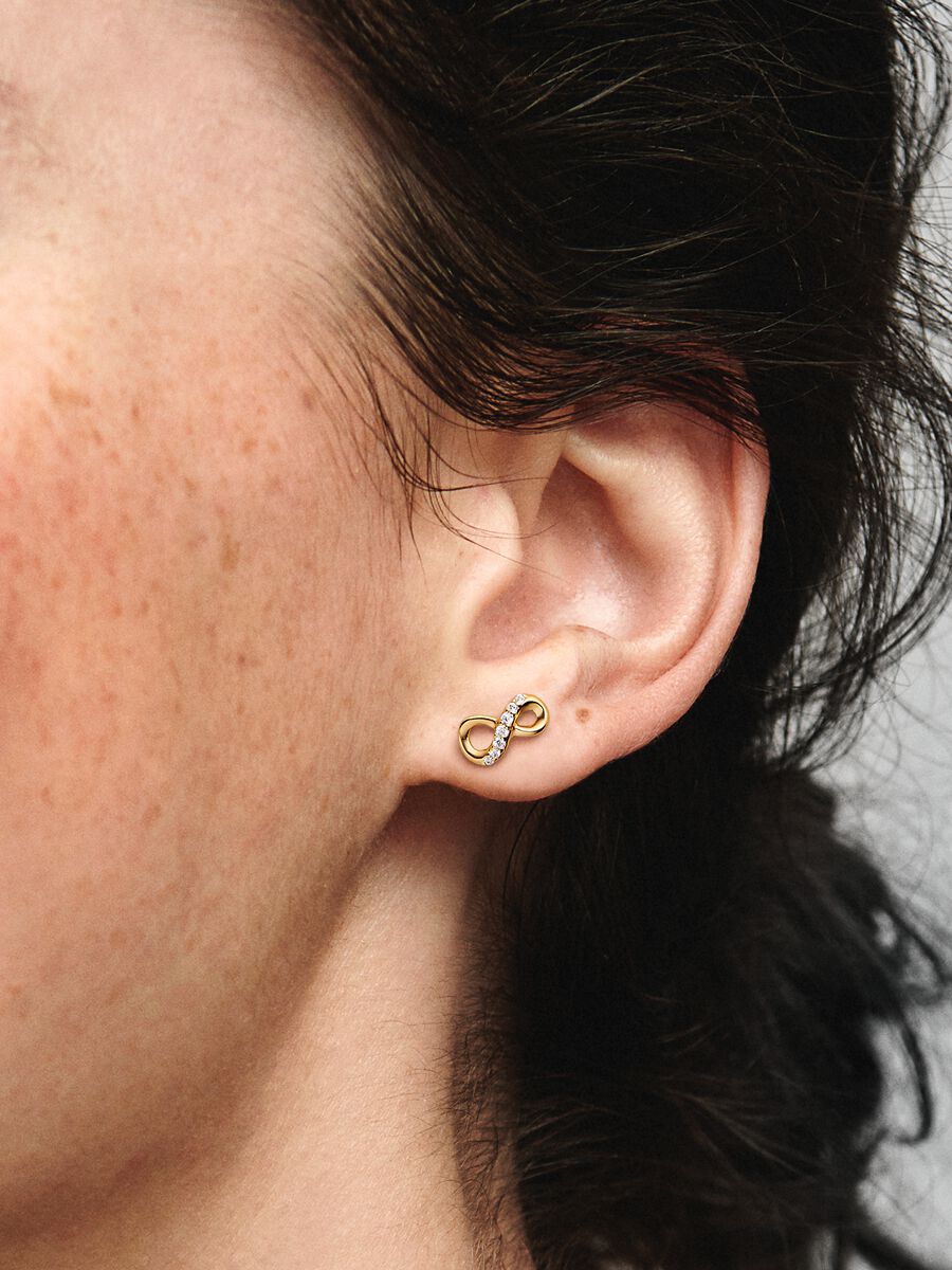 Clous d’oreille scintillants Infini