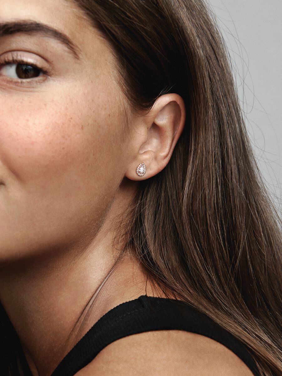 Clous d’oreille Halo Larme