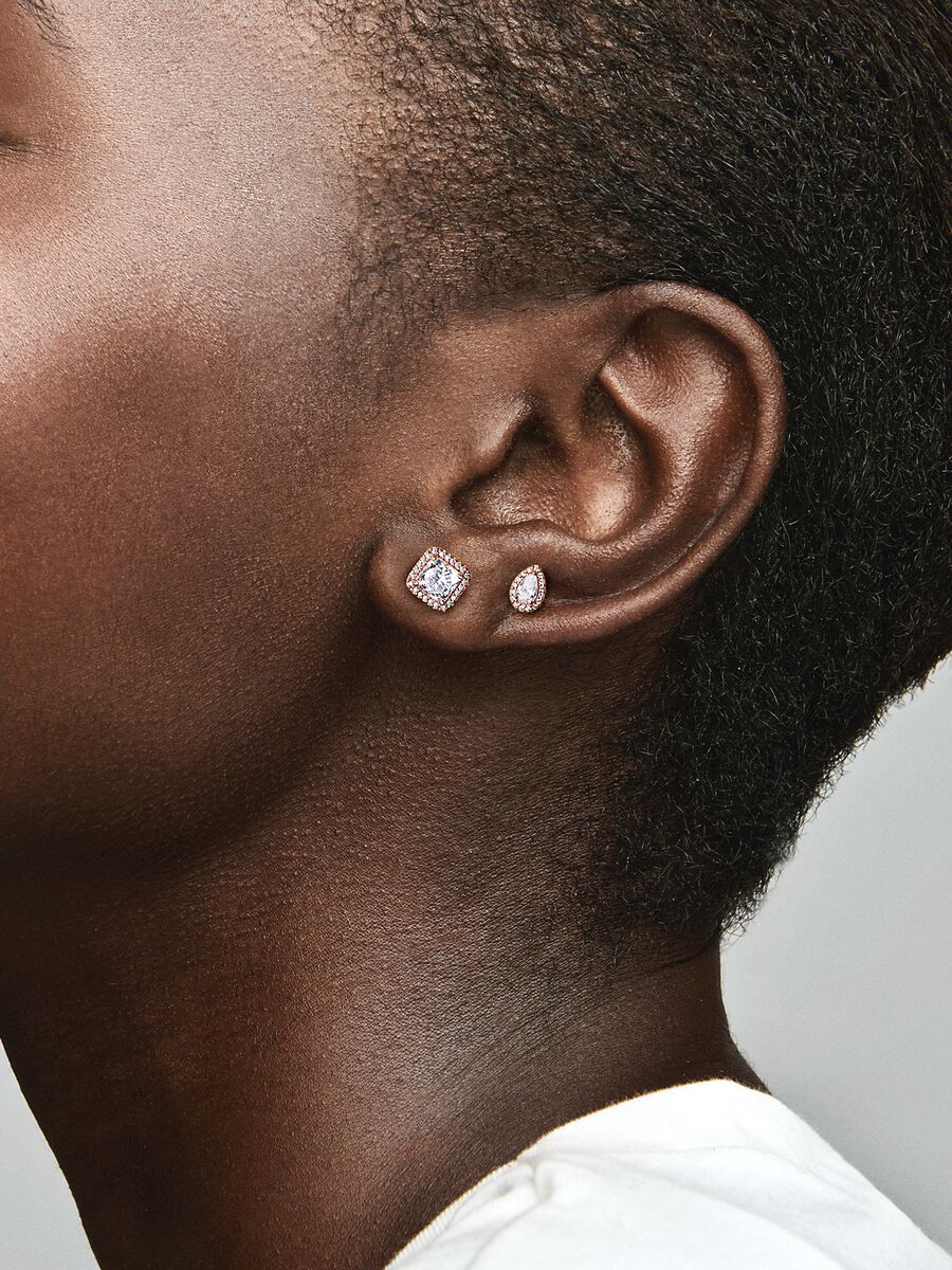 Clous d’oreille Halo Larme