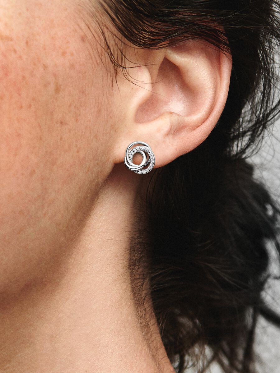 Clous d’oreilles encerclés « Family Always »