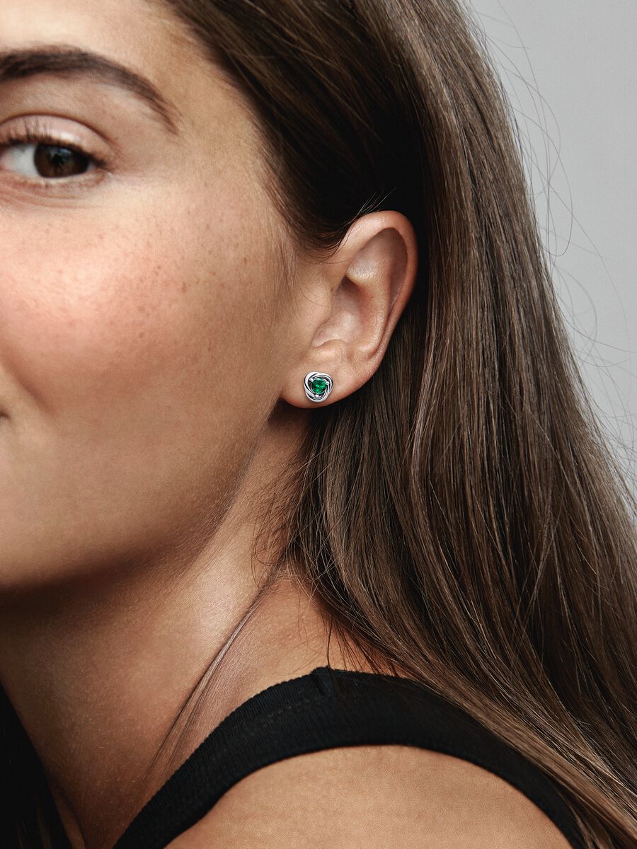 Mai clous d’oreilles Cercle éternel vert