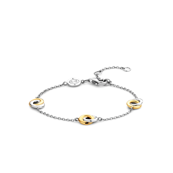 Bracelet bicolore Ti Sento — Bracelet bicolore connecté pour toujours