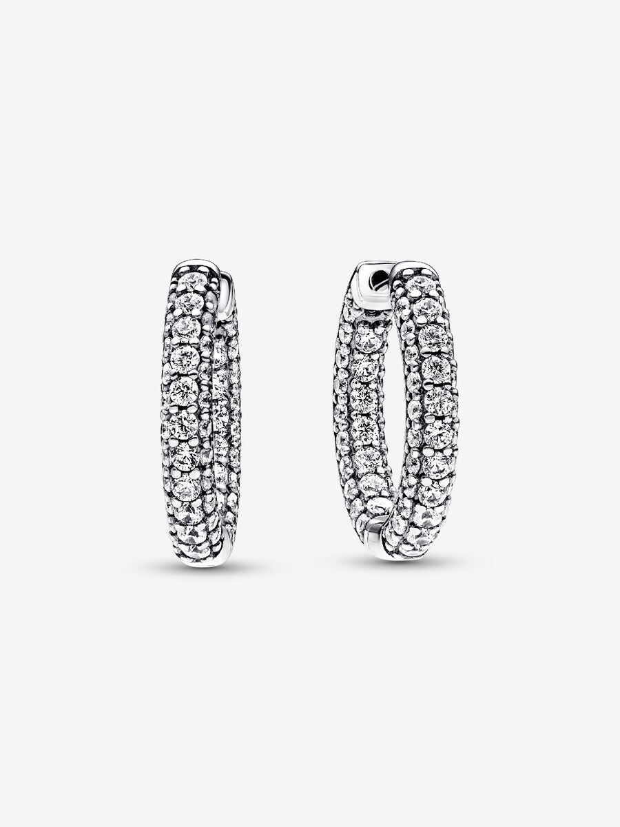 Créoles en pavé à un rang Pandora Timeless