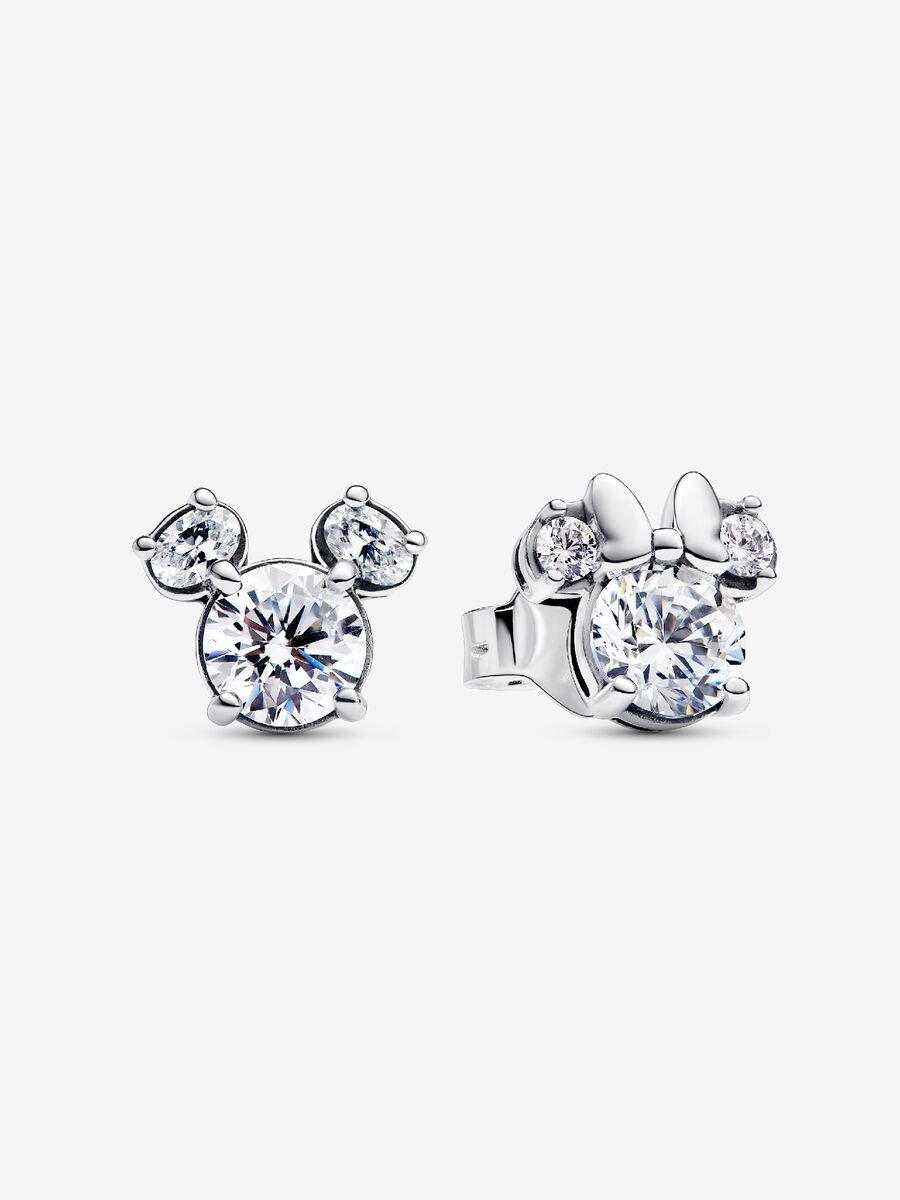 Clous d’oreilles scintillants Mickey Mouse et Minnie Mouse de Disney