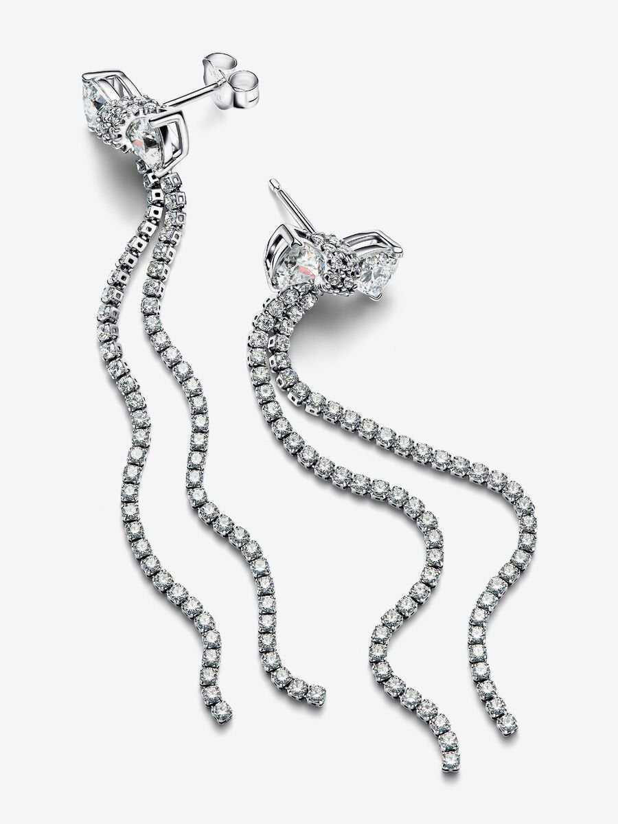 Pendentifs d'oreilles Boucle pavés
