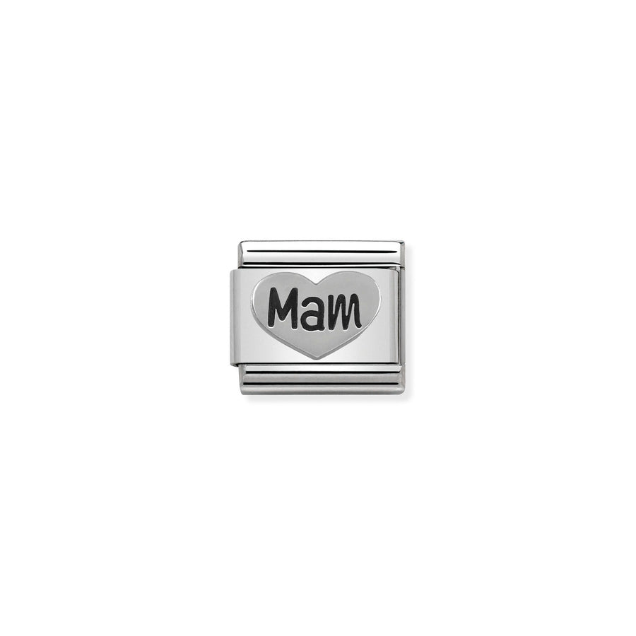 Charm Symbole Mam Cœur - Argent Sterling