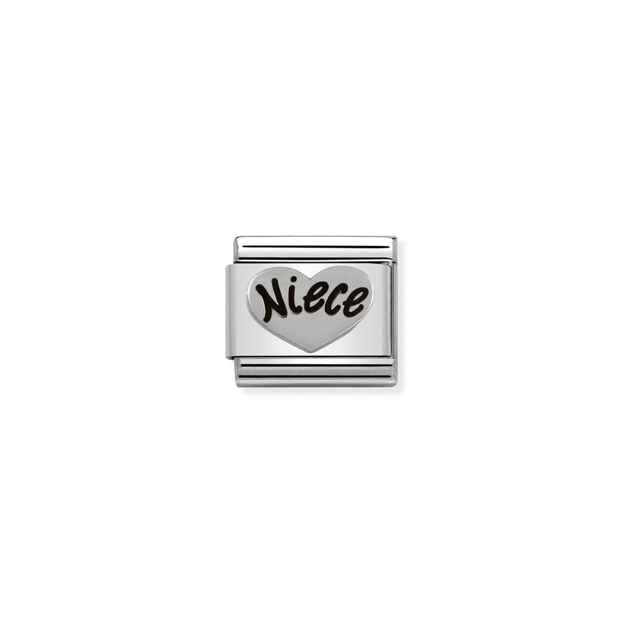 Charm Symbole Niece Cœur - Argent Sterling