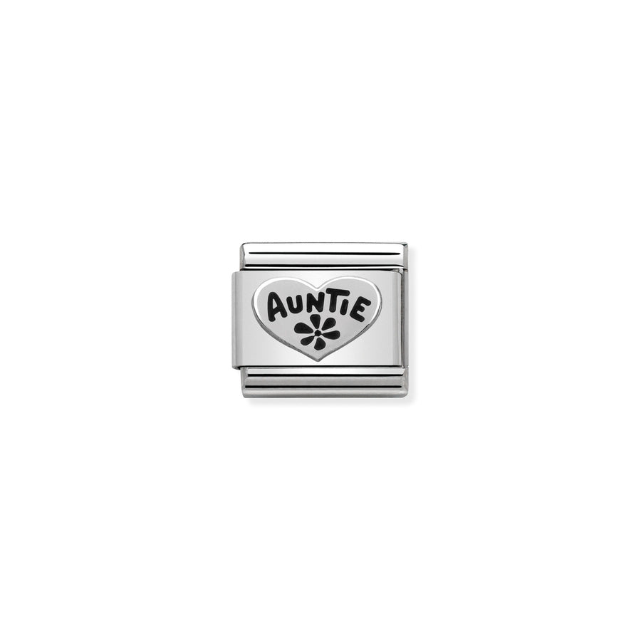 Charm Symbole Auntie Cœur - Argent Sterling
