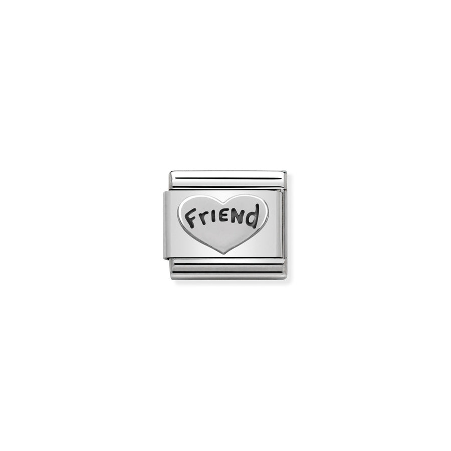 Charm Symbole Friend Cœur - Argent Sterling
