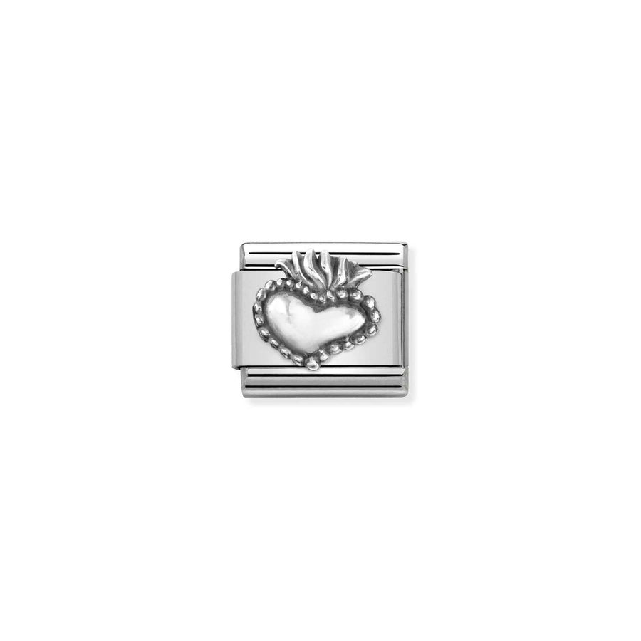 Charm Symbole Sacrouge Cœur - Argent Sterling