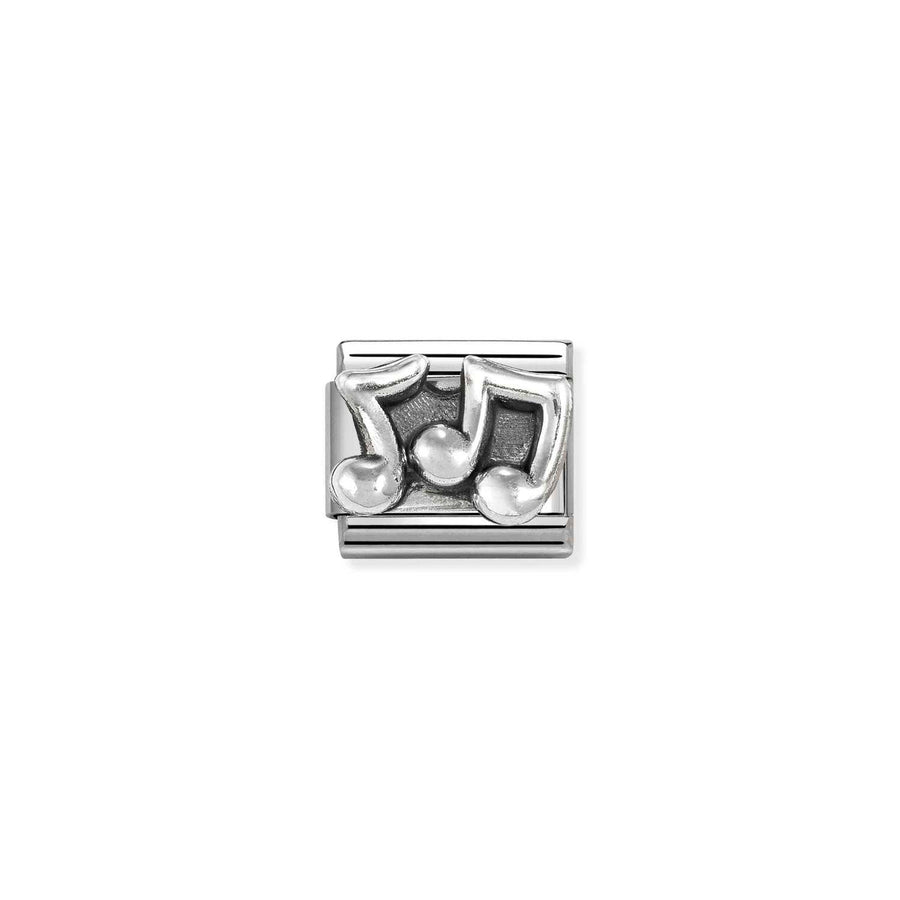 Charm Symbole Musiqueal Notes - Argent Sterling