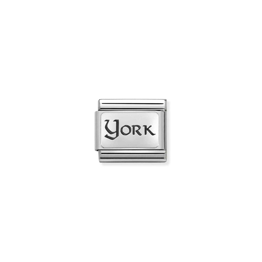 Charm Plaque York - Argent Sterling