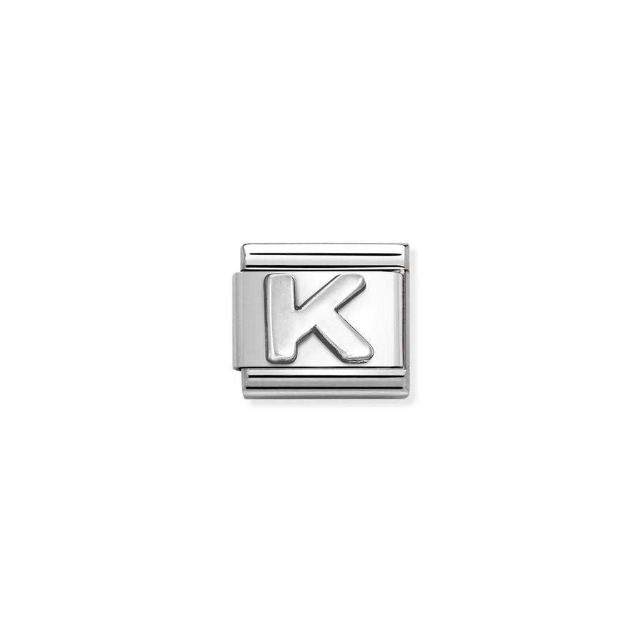 Charm Lettre K - Argent Sterling