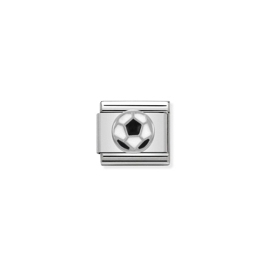 Charm Symbole Football Ball - Émail