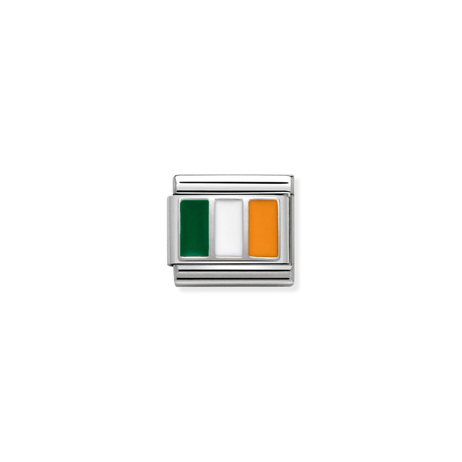 Charm Drapeau Ireland - Argent Sterling