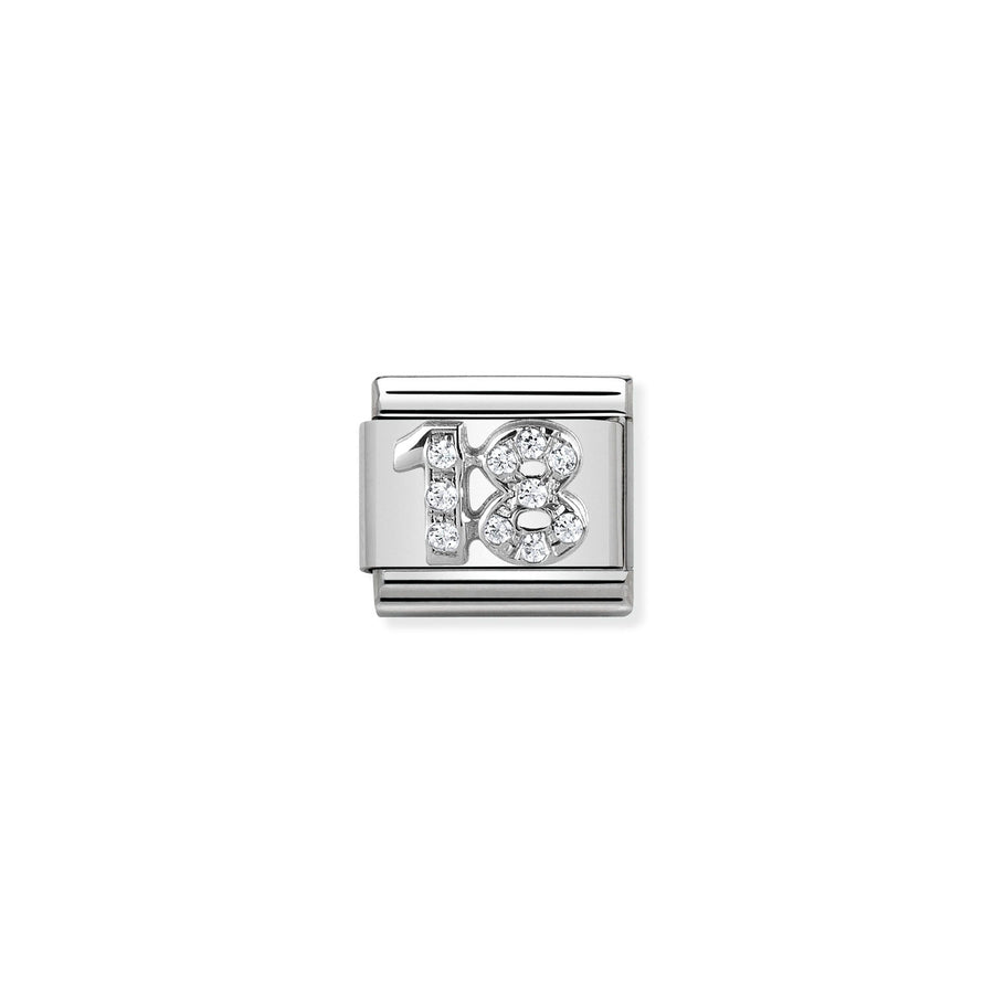 Charm Symbole 18 - Argent Sterling