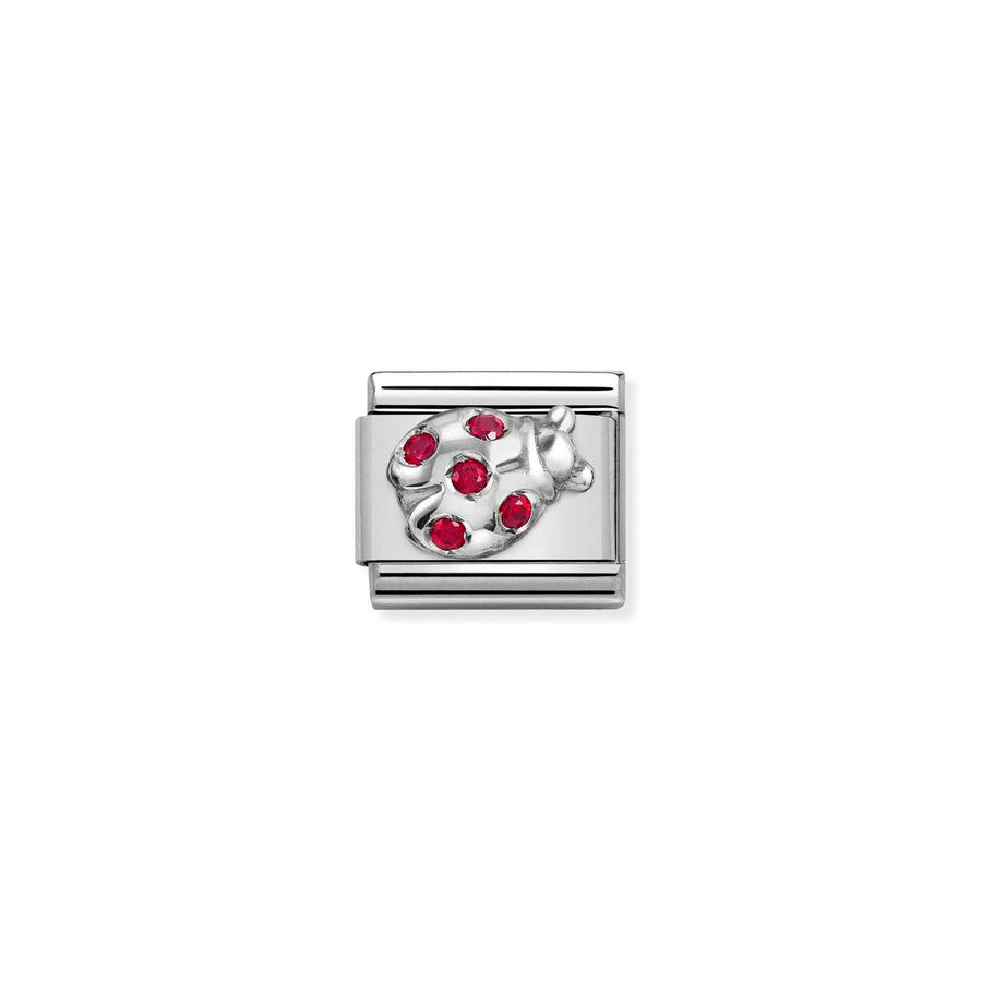 Charm Symbole Rouge Coccinelle - Argent Sterling