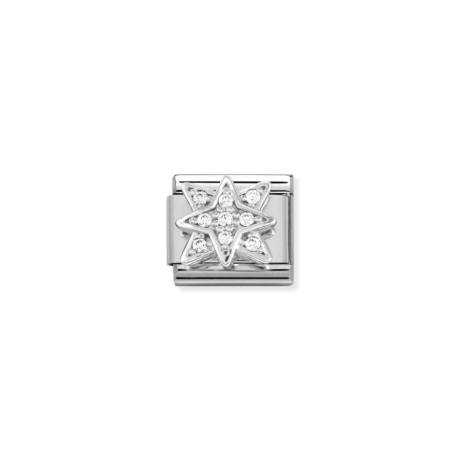 Charm Symbole Wind Rose - Argent Sterling