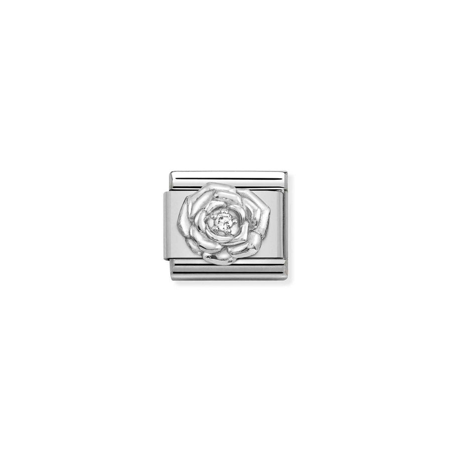 Charm Symbole Rose - Argent Sterling