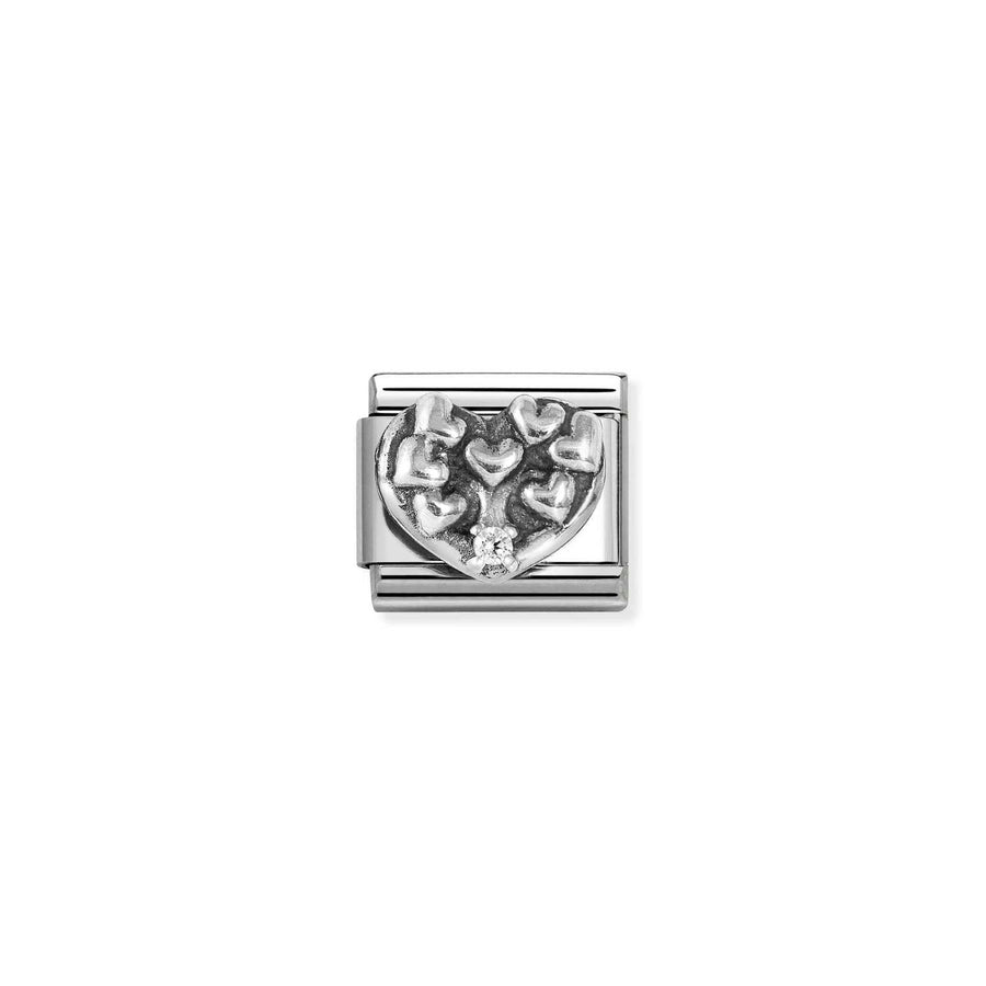 Charm Symbole Cœur Arbre Of Life - Argent Sterling