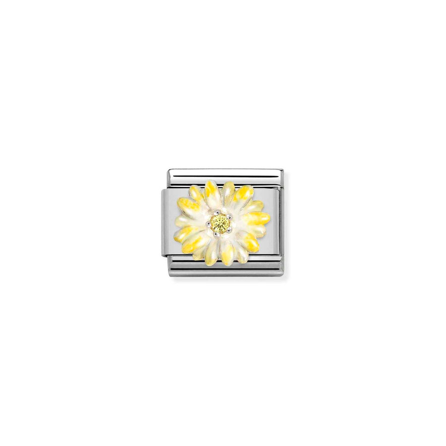 Charm Symbole Jaune Fleur - Émail