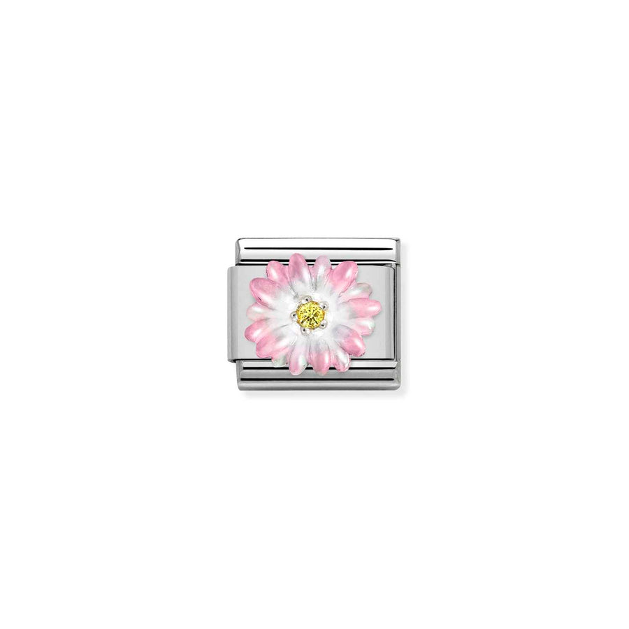 Charm Symbole Rose Fleur - Émail