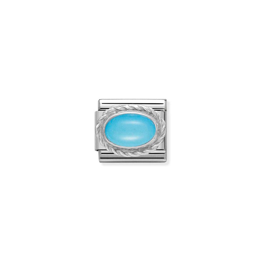 Charm Pierre Setting Turquoise - Argent Sterling