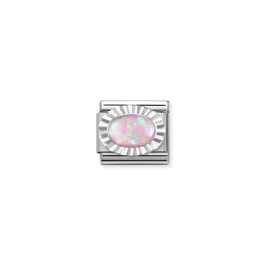 Charm Rose Opal - Argent Sterling