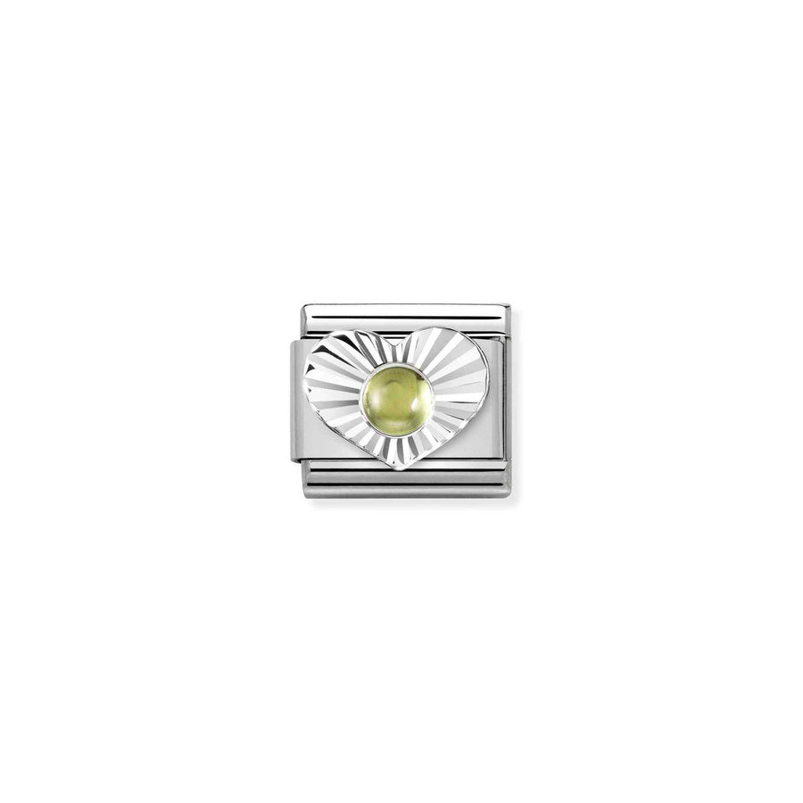 Charm Peridot - Argent Sterling