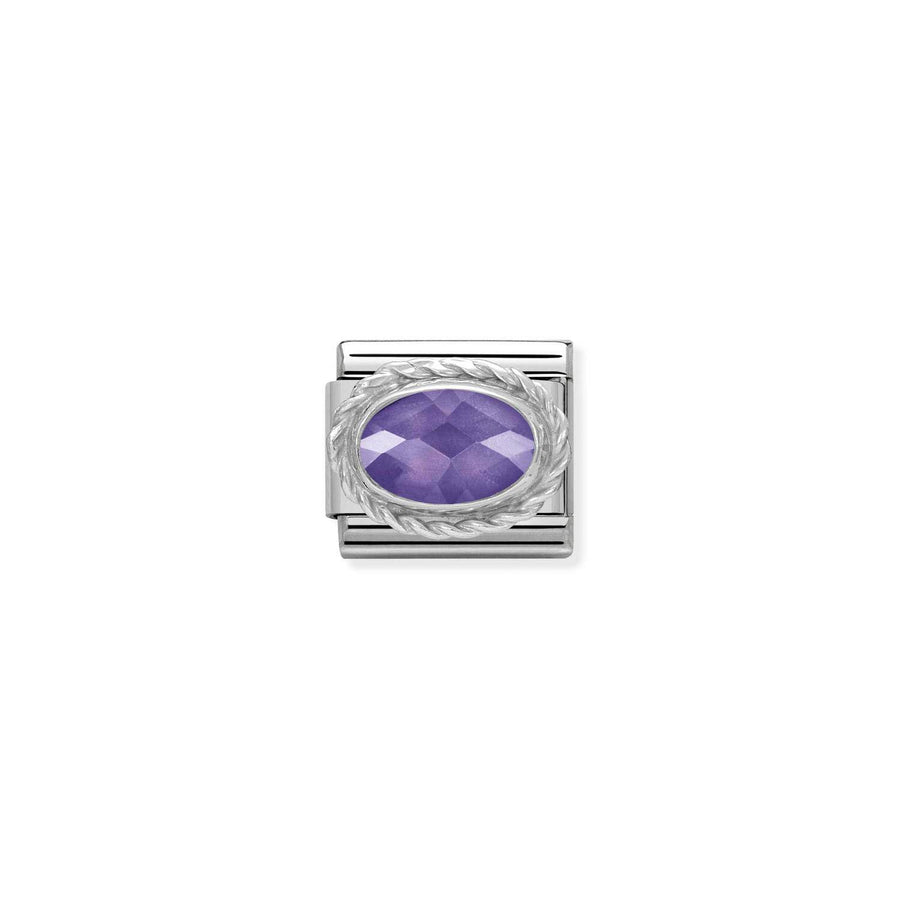 Charm Setting And Detail Violet - Argent Sterling