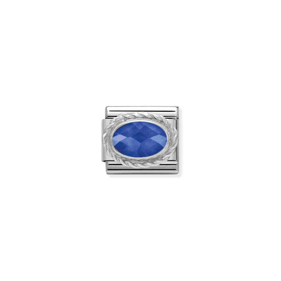 Charm Setting And Detail Bleu - Argent Sterling