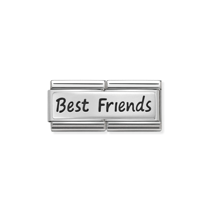 Charm Gravé Custom Best Friends - Argent Sterling
