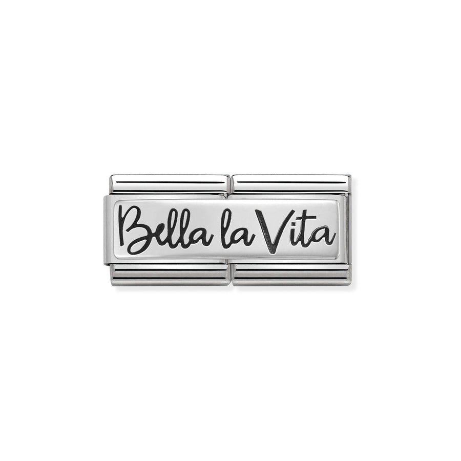 Charm Gravé Custom Bella La Vita - Argent Sterling