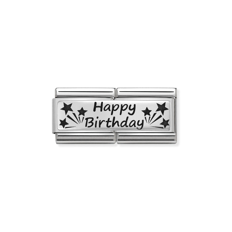 Charm Gravé Custom Happy Anniversaire - Argent Sterling