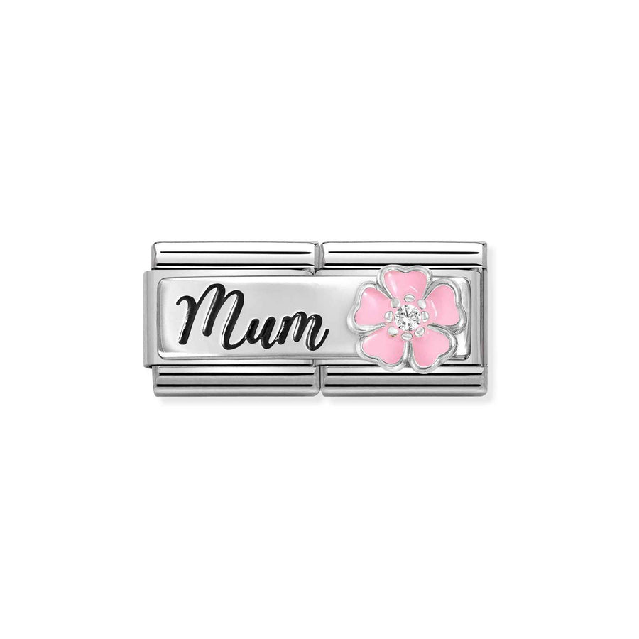 Charm Mum With Fleur - Émail