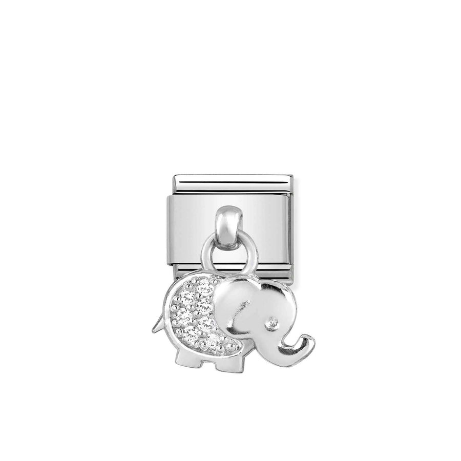 Charm Éléphant - Argent Sterling