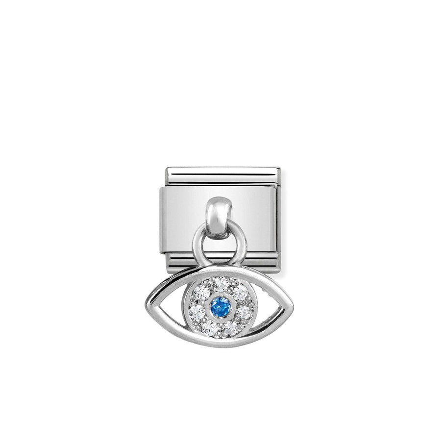 Charm Greek Eye - Argent Sterling