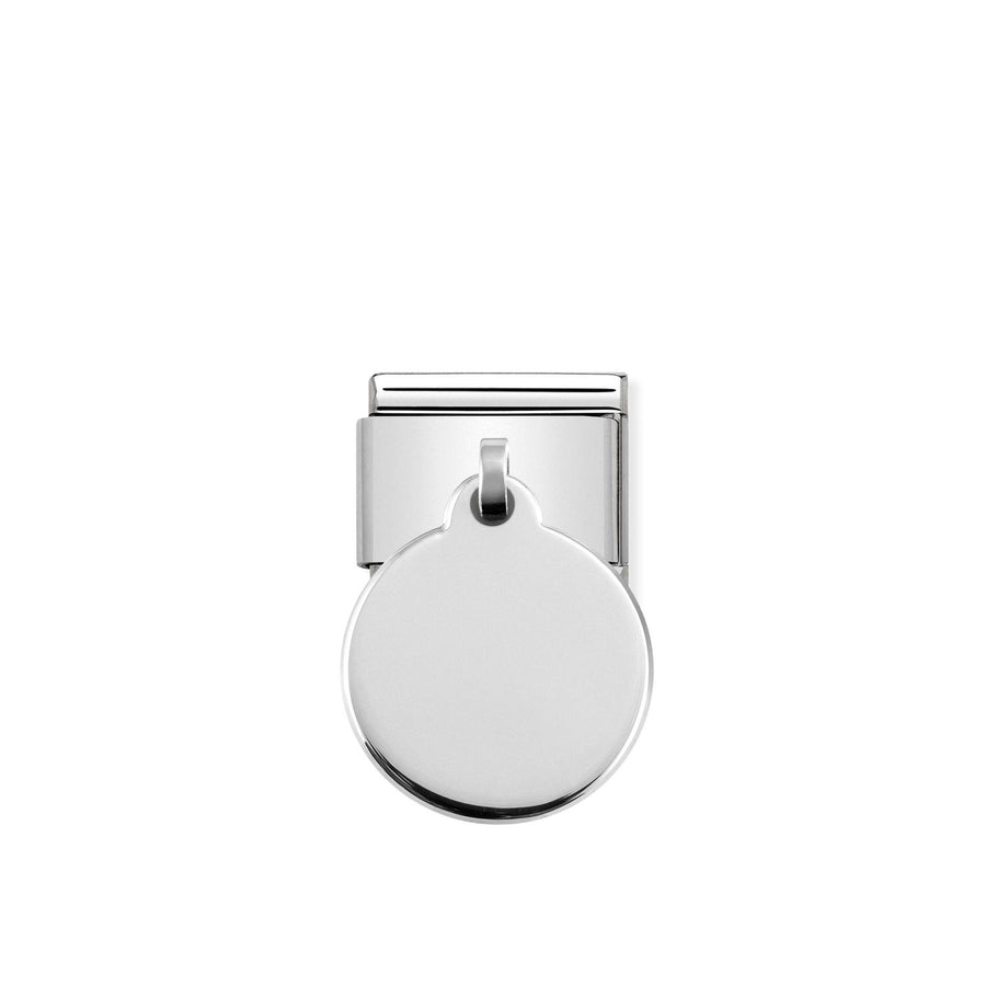 Charm Pendant Round - Argent Sterling