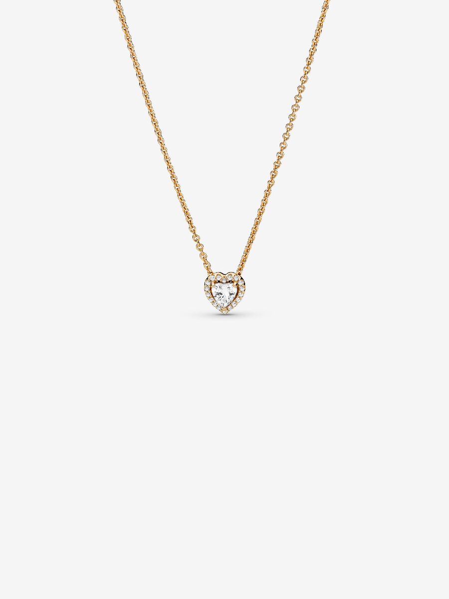 Collier à cœur surélevé