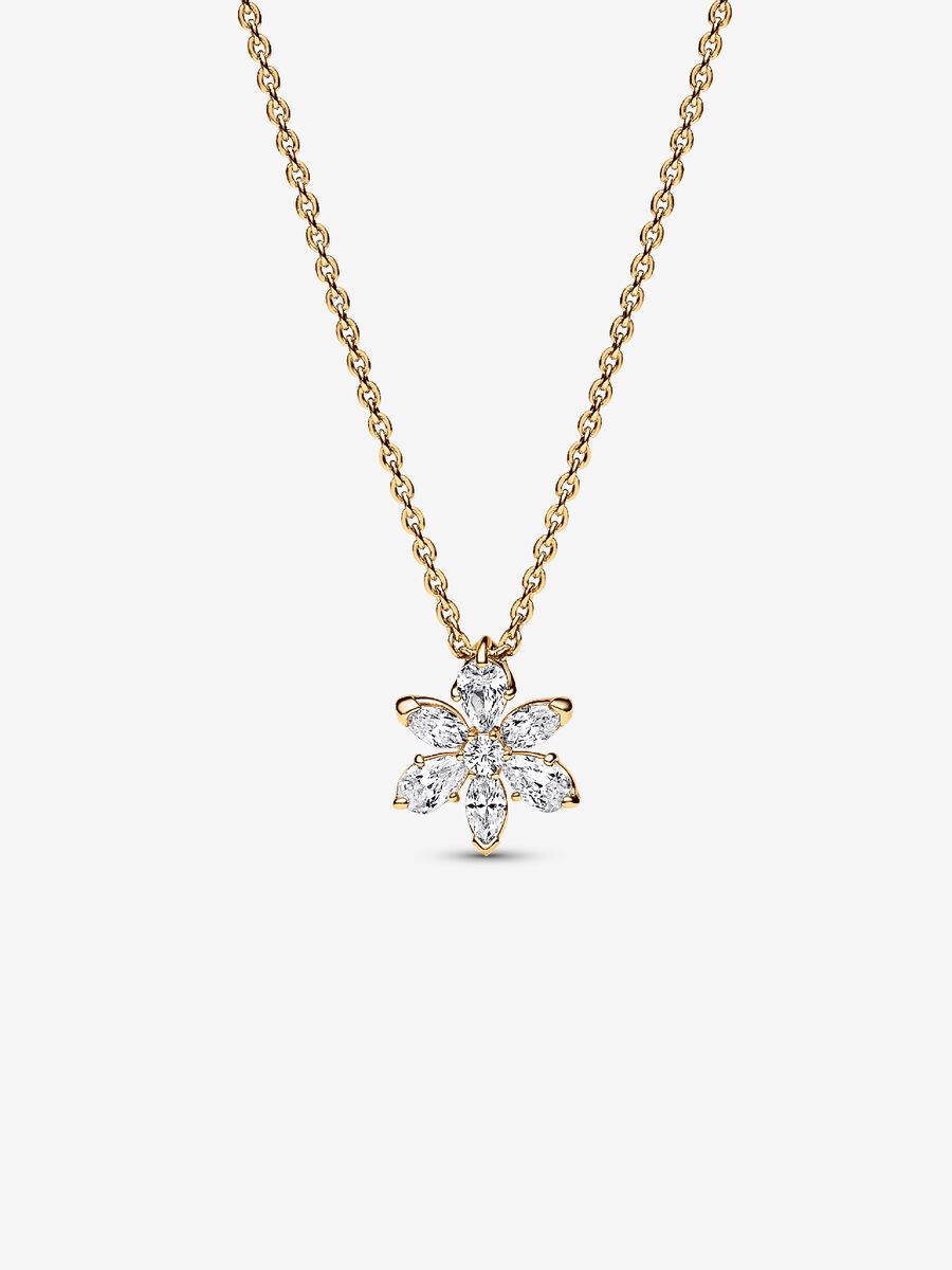 Collier à pendentif Herbier scintillant