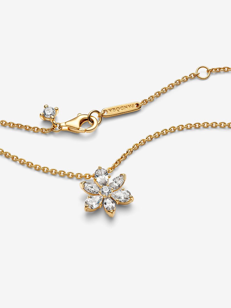 Collier à pendentif Herbier scintillant