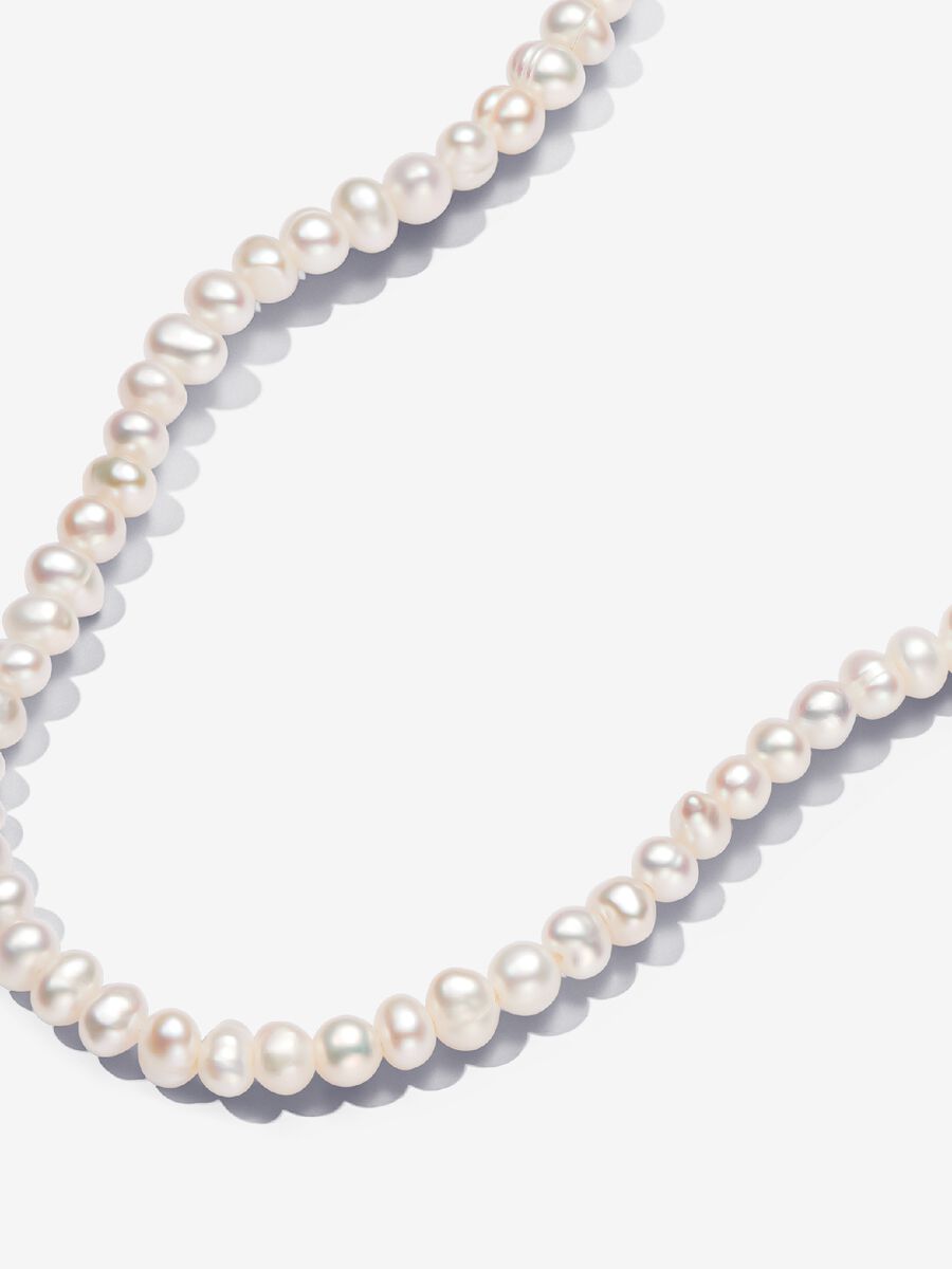 Collier à barre en T Perles de culture d’eau douce traitées