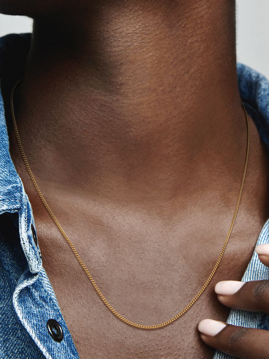 Collier à chaîne gourmette