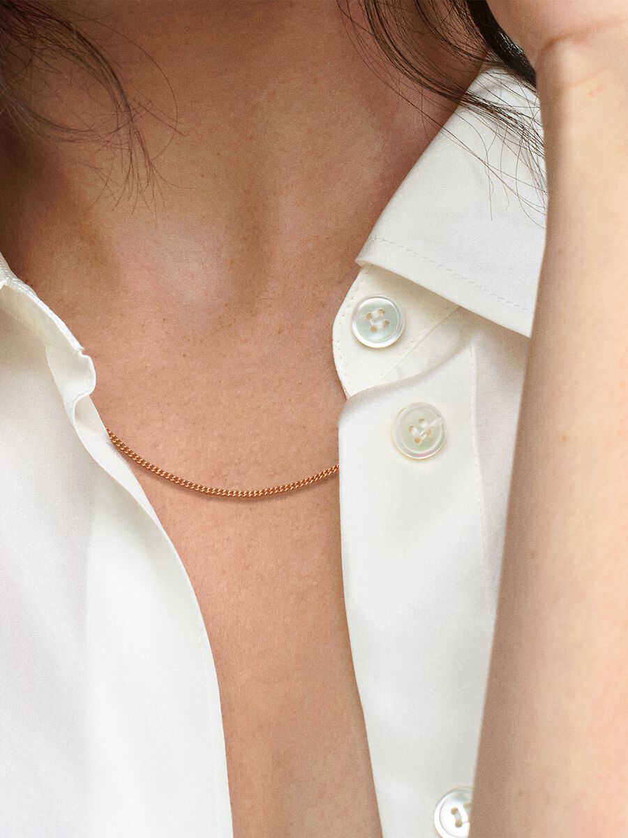 Collier à chaîne gourmette
