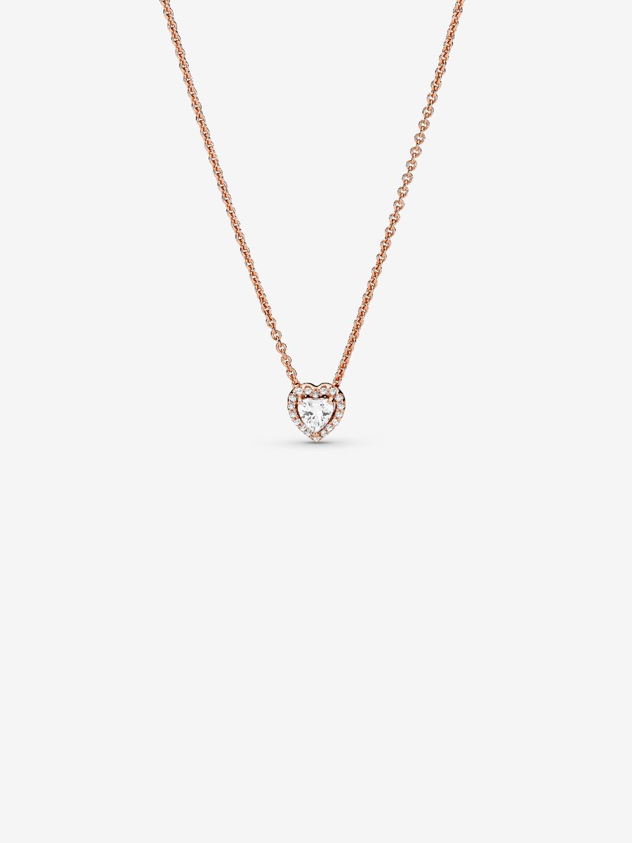 Collier scintillant Cœur